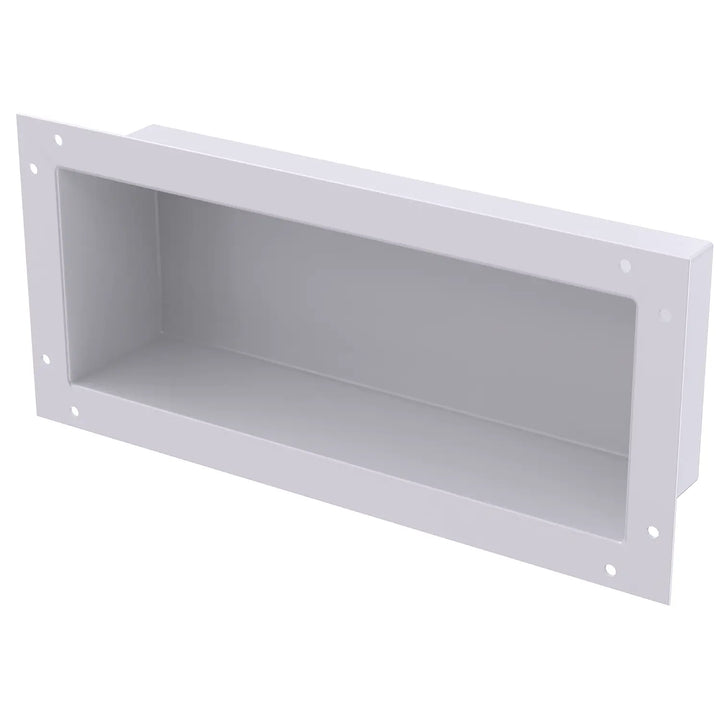 Recessed Shelf with Ligature-Resistant Design - Stainless Steel, Powder Coated