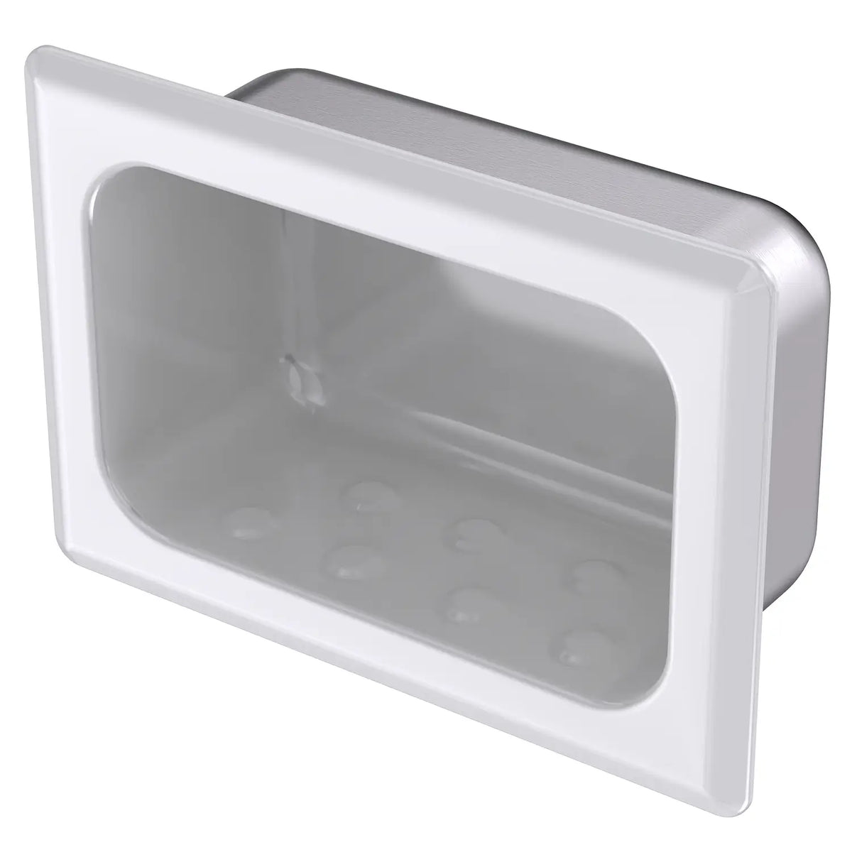 ligature-resistant recessed soap dish
