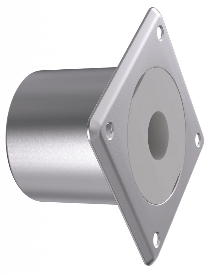 Recessed Toilet Paper Holder - Ligature-Resistant Design in Stainless Steel