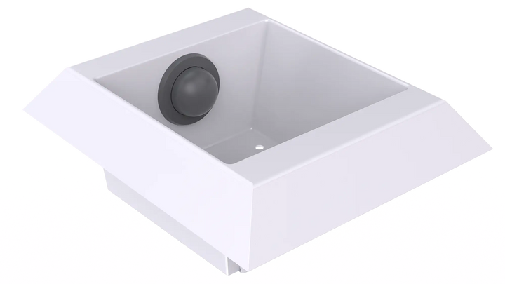 Ligature-Resistant Stainless Steel Semi-Recessed Toilet Paper Holder