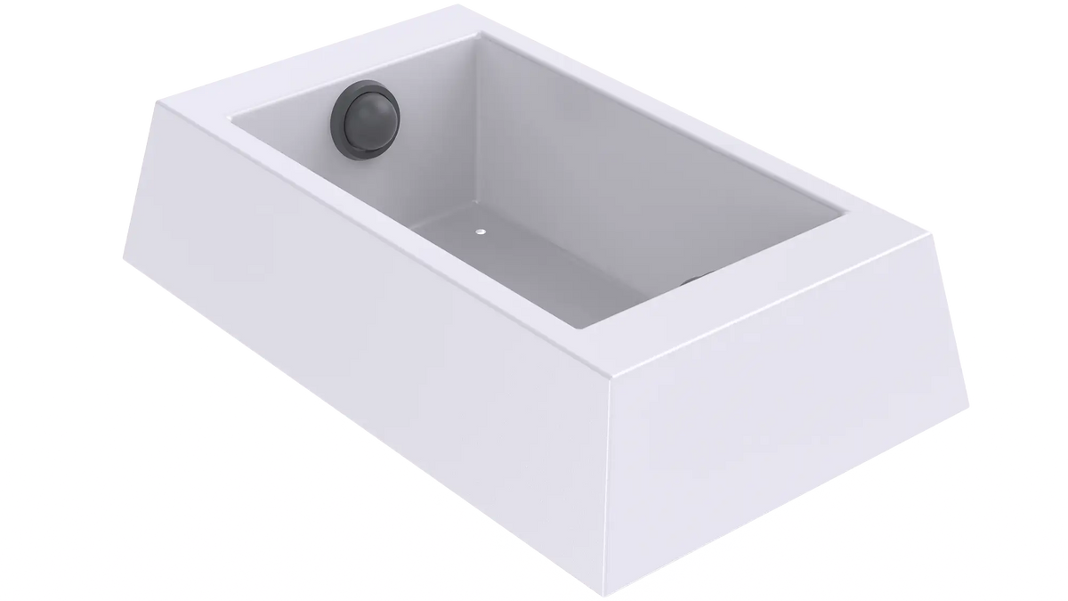 Wall Mount Paper Towel Holder with a Ligature-Resistant Stainless Steel Design.