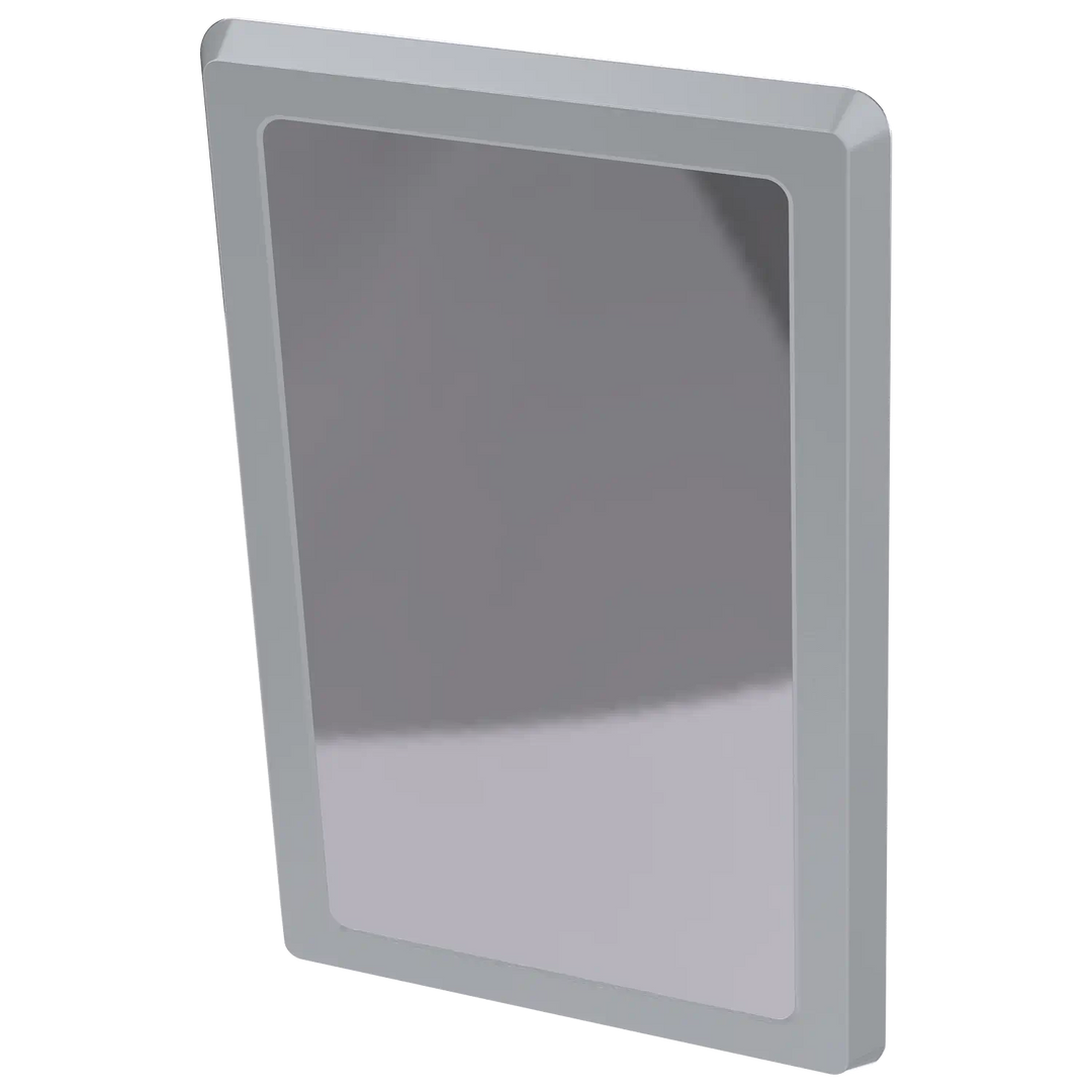 Durable Solid Surface Framed Washroom Mirror