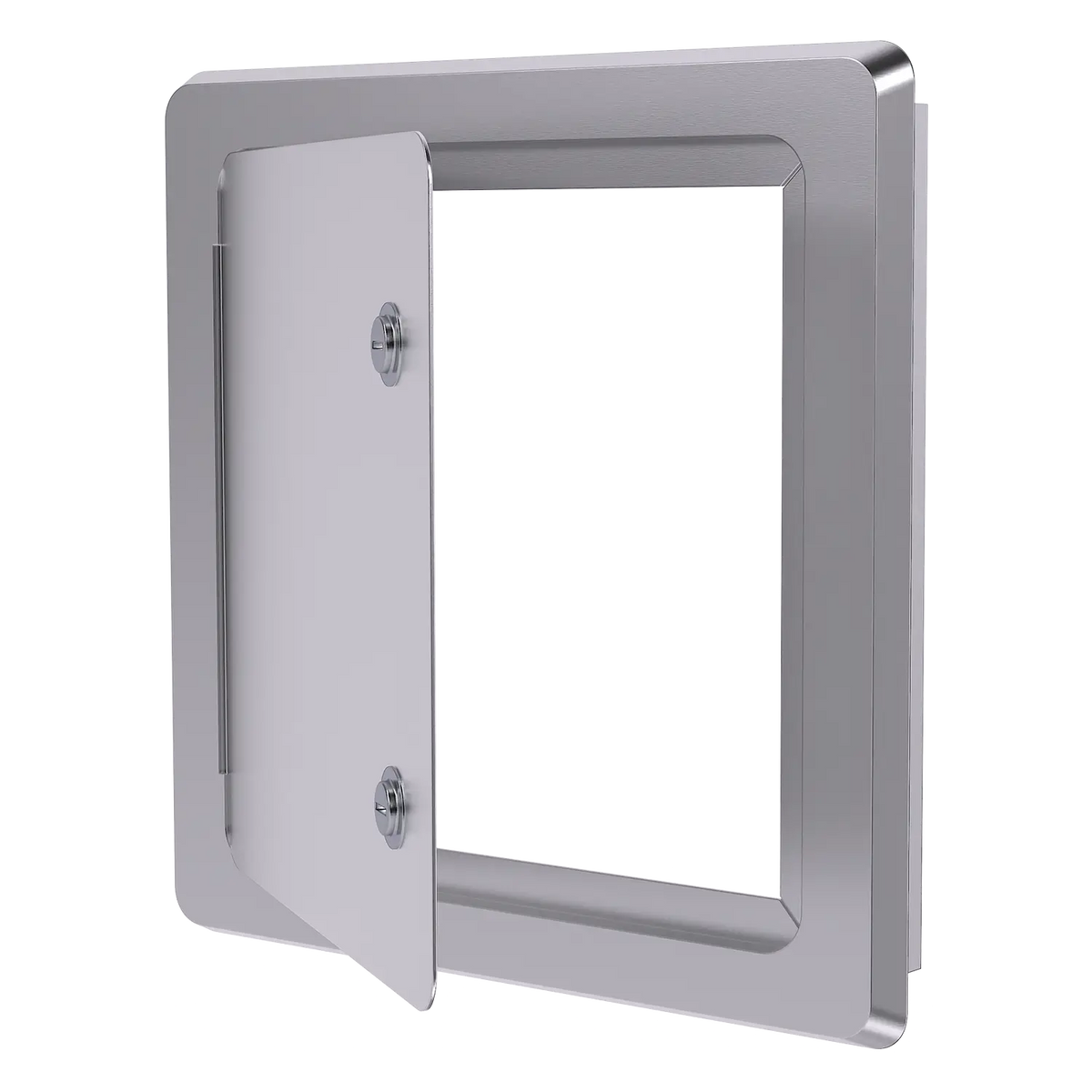 Stainless steel ligature-resistant access door – flush mount, 12x12 size