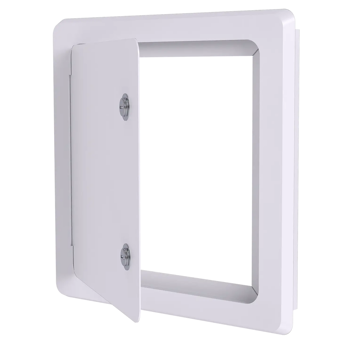  powder-coated white stainless steel ligature resistant access panel