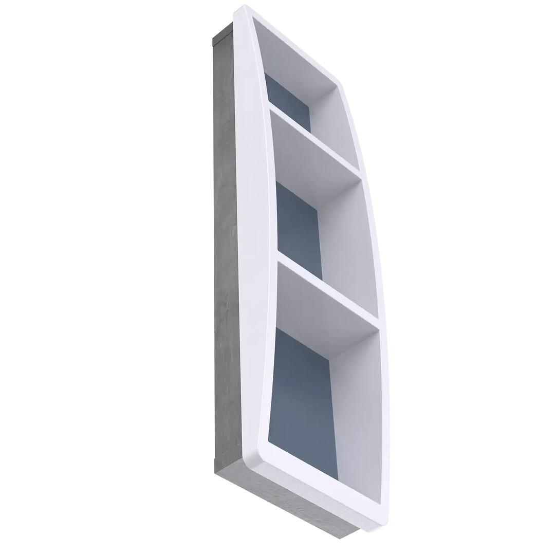 Secure and Easy-to-Install Ligature-Resistant 10" Wide Recessed Shelving