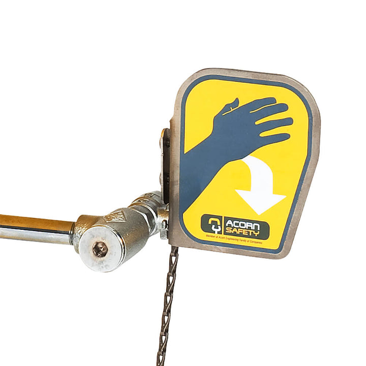 Pedestal Mount Eye Wash Hand Plate