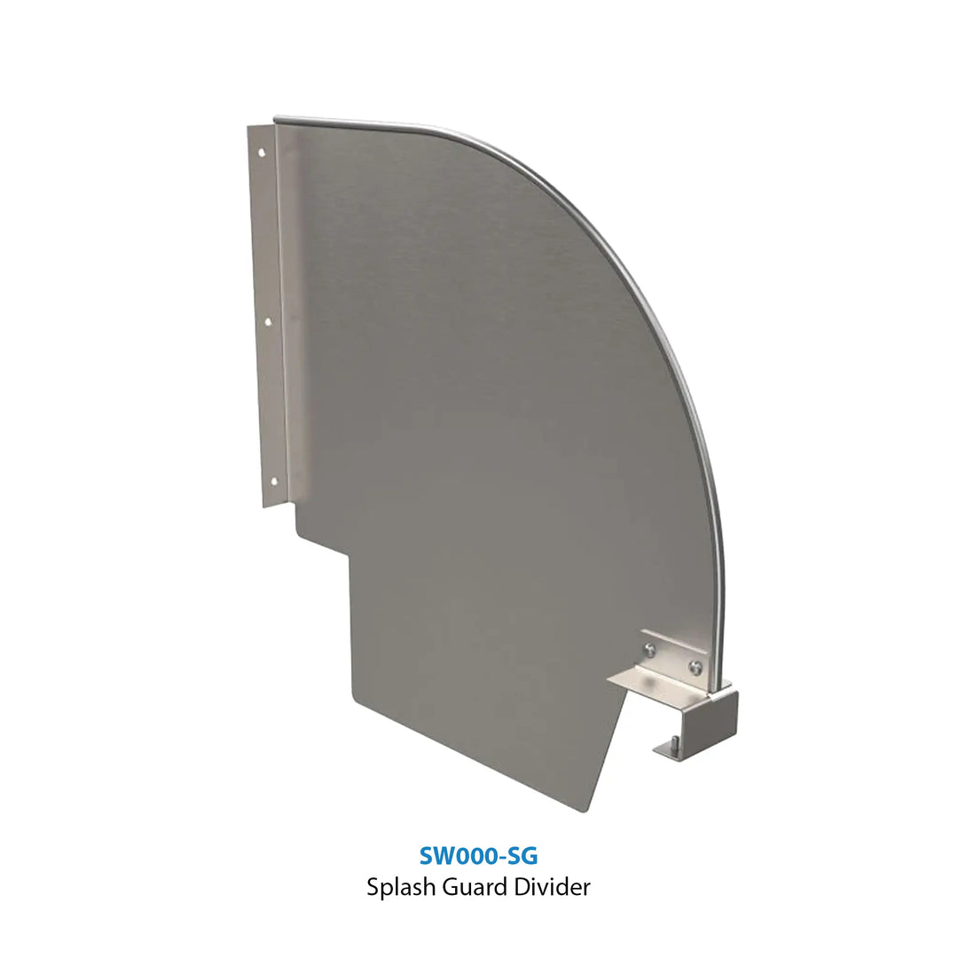 90" Commercial Economy 3-Station Stainless Steel Wall-Mount Trough Sink