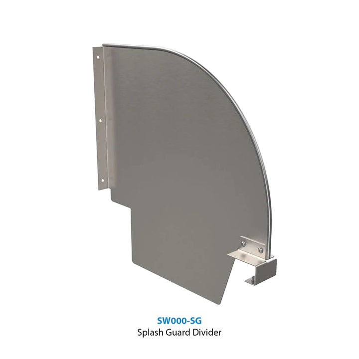 90" Commercial Economy 3-Station Stainless Steel Wall-Mount Trough Sink